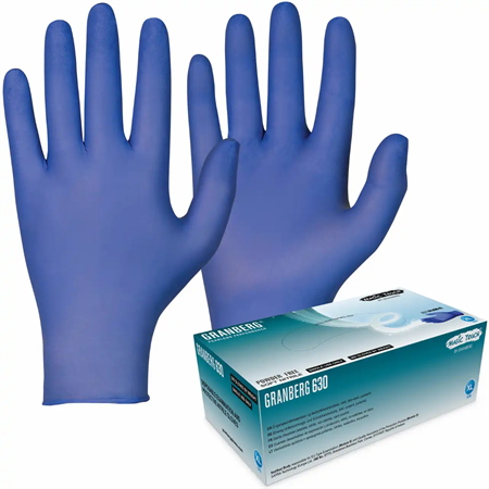 Engångshandske nitril puderfri indigo Soft Nitrile™ M Granberg 630